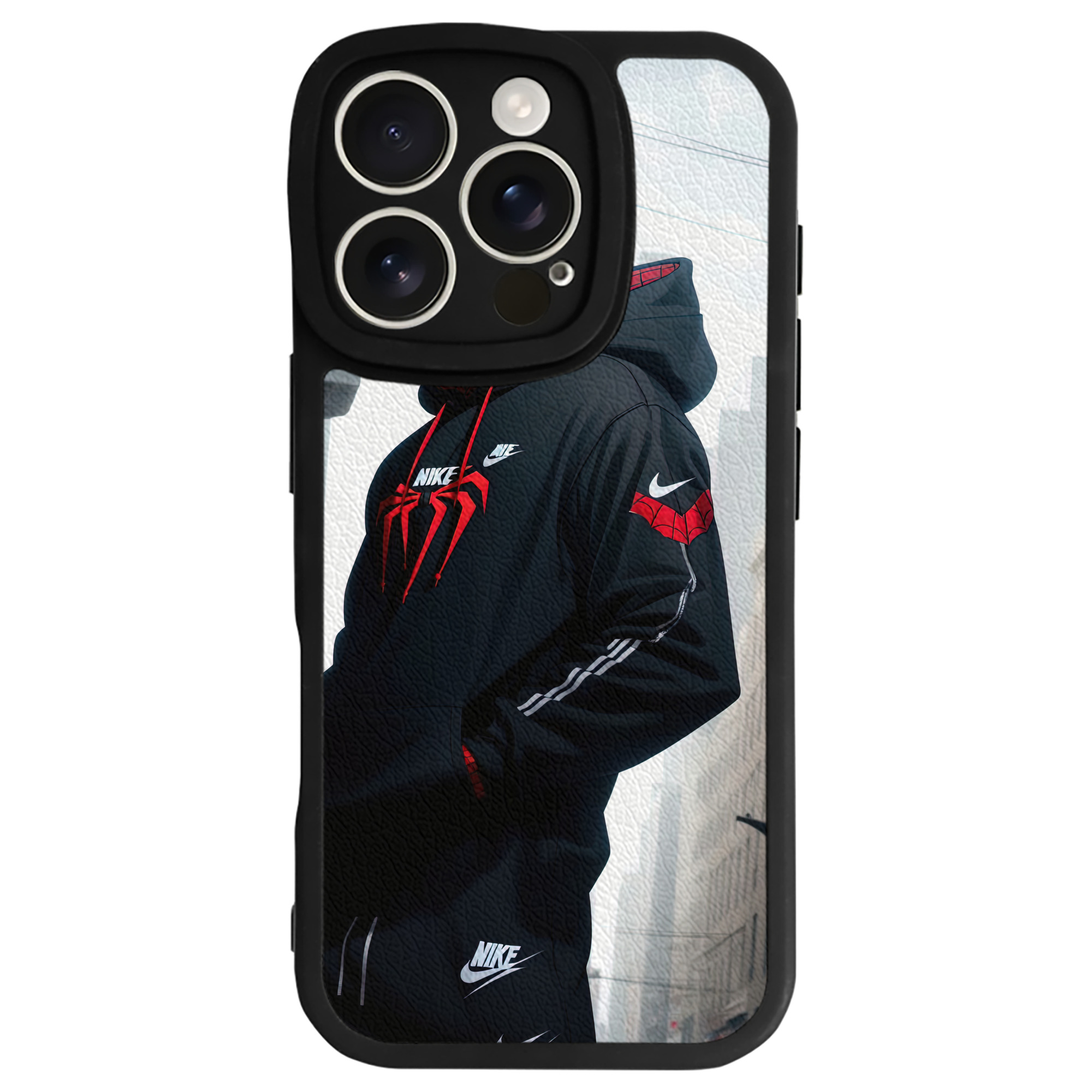 （画像用） Spider Man スパイダーマン 【iPhone 16シリーズ対応】シリコンスマホケース（レザー調） 材質：シリコン